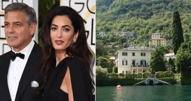 #8. George Clooney: Lake Como Villa