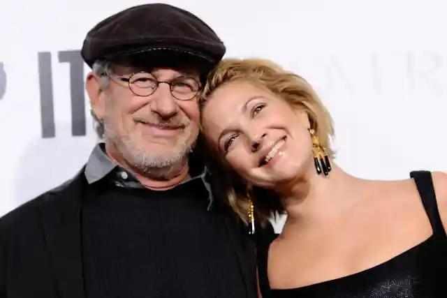 #16. Steven Spielberg And Drew Barrymore