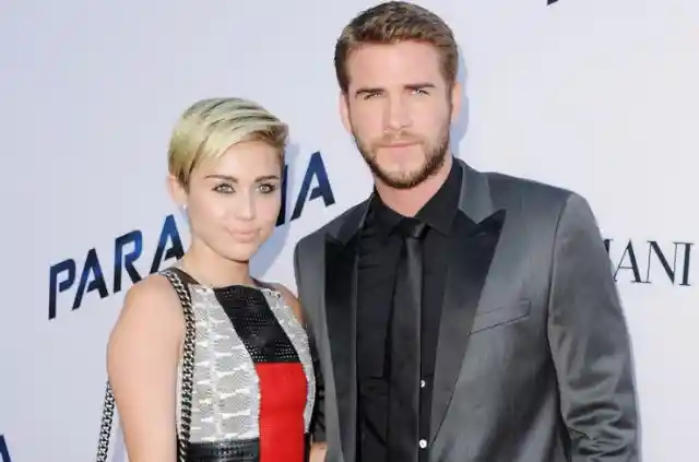 #2. Miley Cyrus & Liam Hemsworth