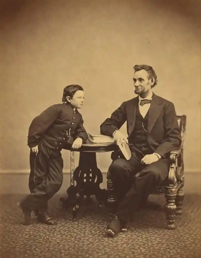Abraham Lincoln & His Son