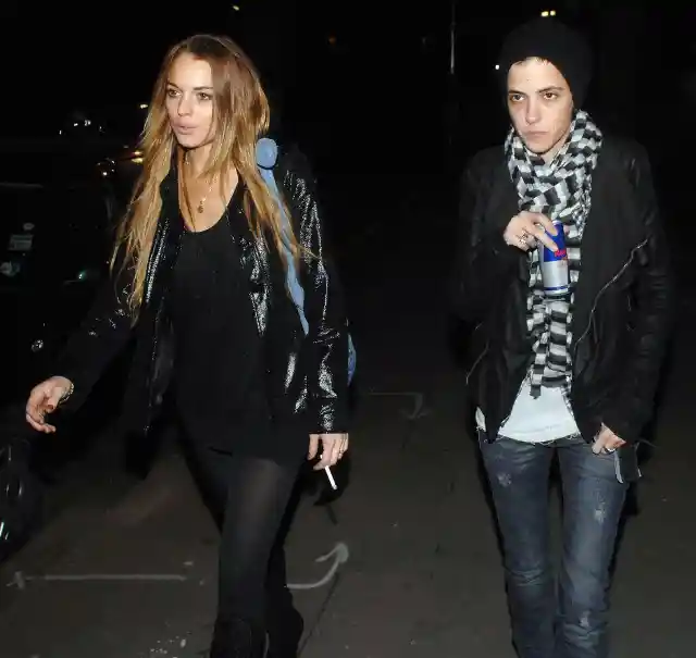 #7. Lindsay Lohan & Samantha Ronson