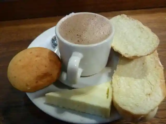 Hot Chocolate Cheese In Colombia