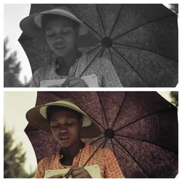 Young Woman with Umbrella, 1937