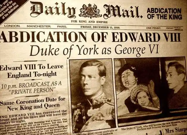 Abdication Of Edward VIII