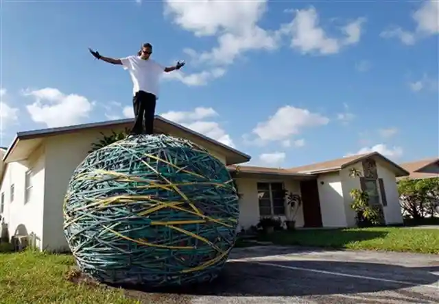 Largest Rubber Band Ball