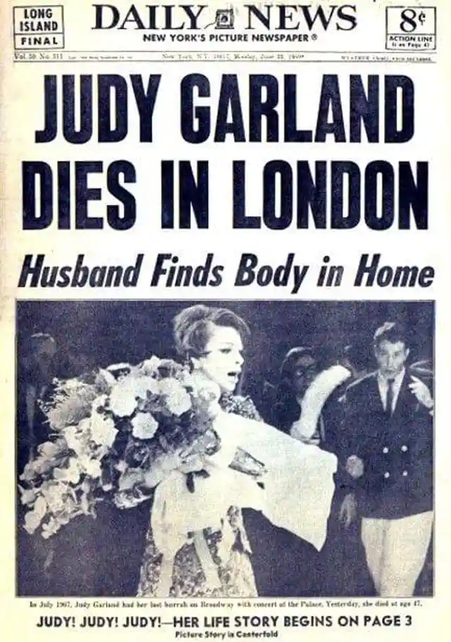 Judy Garland Dead