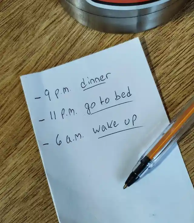 Consistent Sleep Schedule