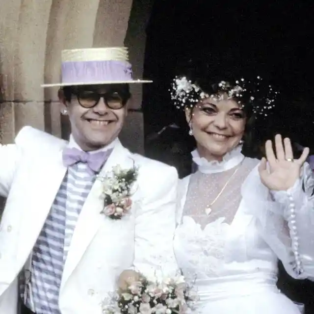 #25. Sir Elton John and Renate Blauel’s Marriage, 1984