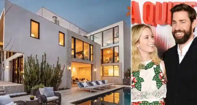 #3. Emily Blunt & John Krasinski: California Country Home