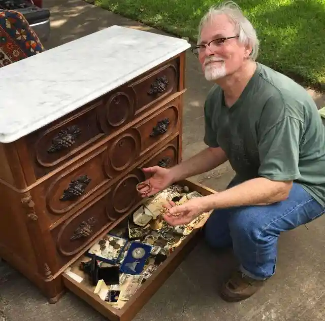 Man Buys Used Dresser At Yard Sale, And It Hid This
