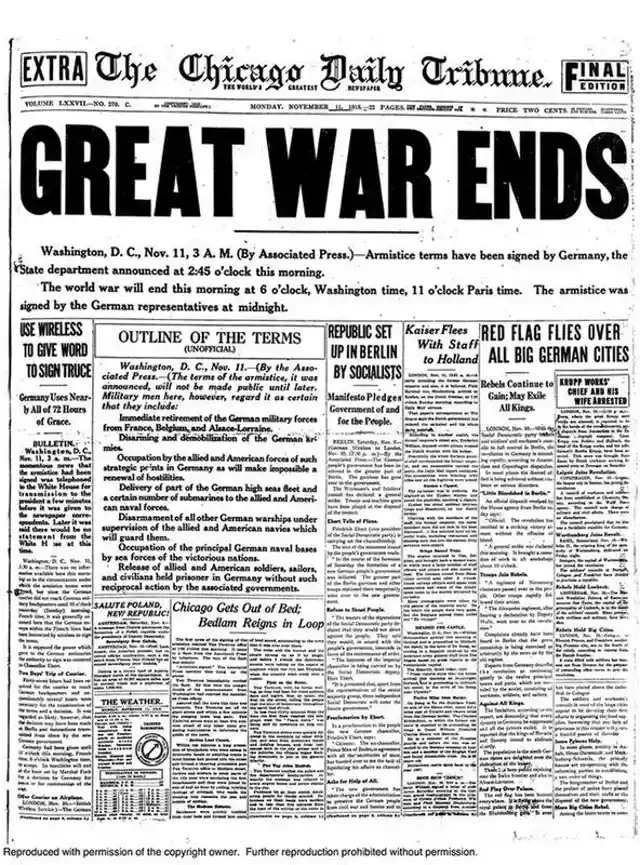 Great War Ends