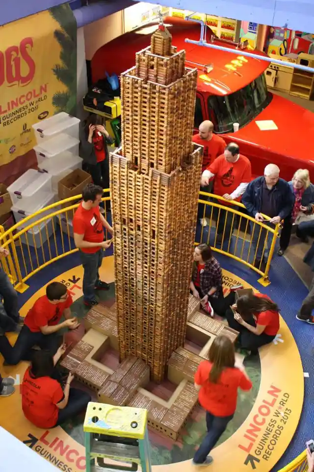 Largest Structure Built By Toy Timber Logs