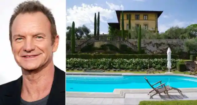 #2. Sting: 16th Century Tuscan Villa