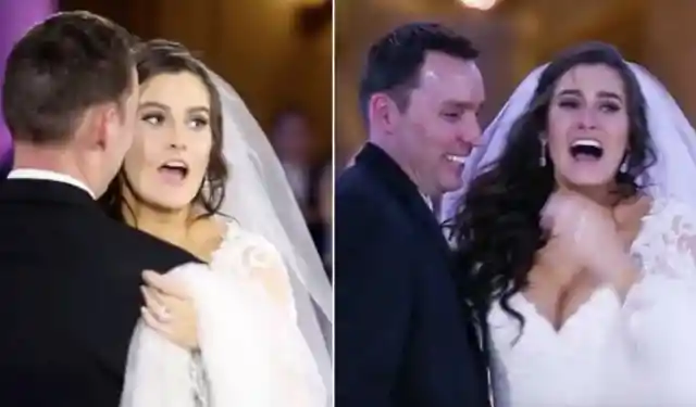 Bride Thinks Her First Dance Is Ruined But The Groom Shows Her The Stage And She Loses It