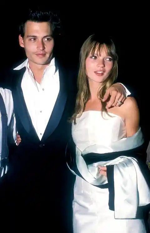 #13. Johnny Depp & Kate Moss