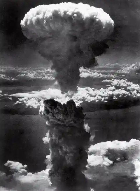 Mushroom Cloud Over Nagasaki