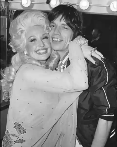 Dolly Parton And Mick Jagger
