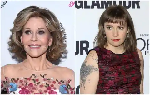 #9. Jane Fonda / Lena Dunham