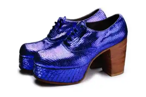 Blue Snake Shoes