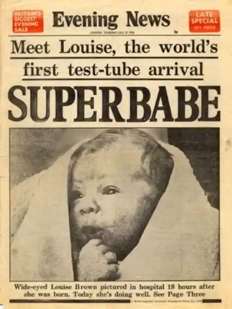 First Test-Tube Baby