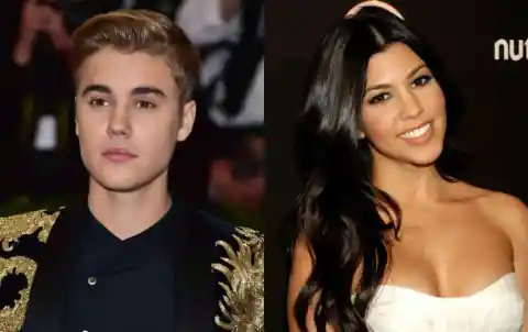 #14. Justin Bieber / Kourtney Kardashian