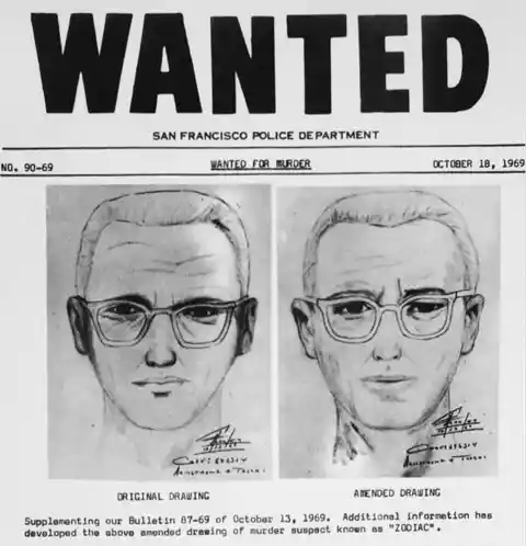 #1. The Zodiac Killer