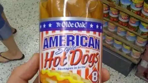 Hot Dogs In Jars