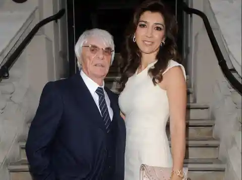 Bernie Ecclestone & Fabiana Flosi