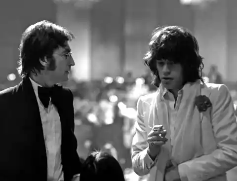 John Lennon And Mick Jagger